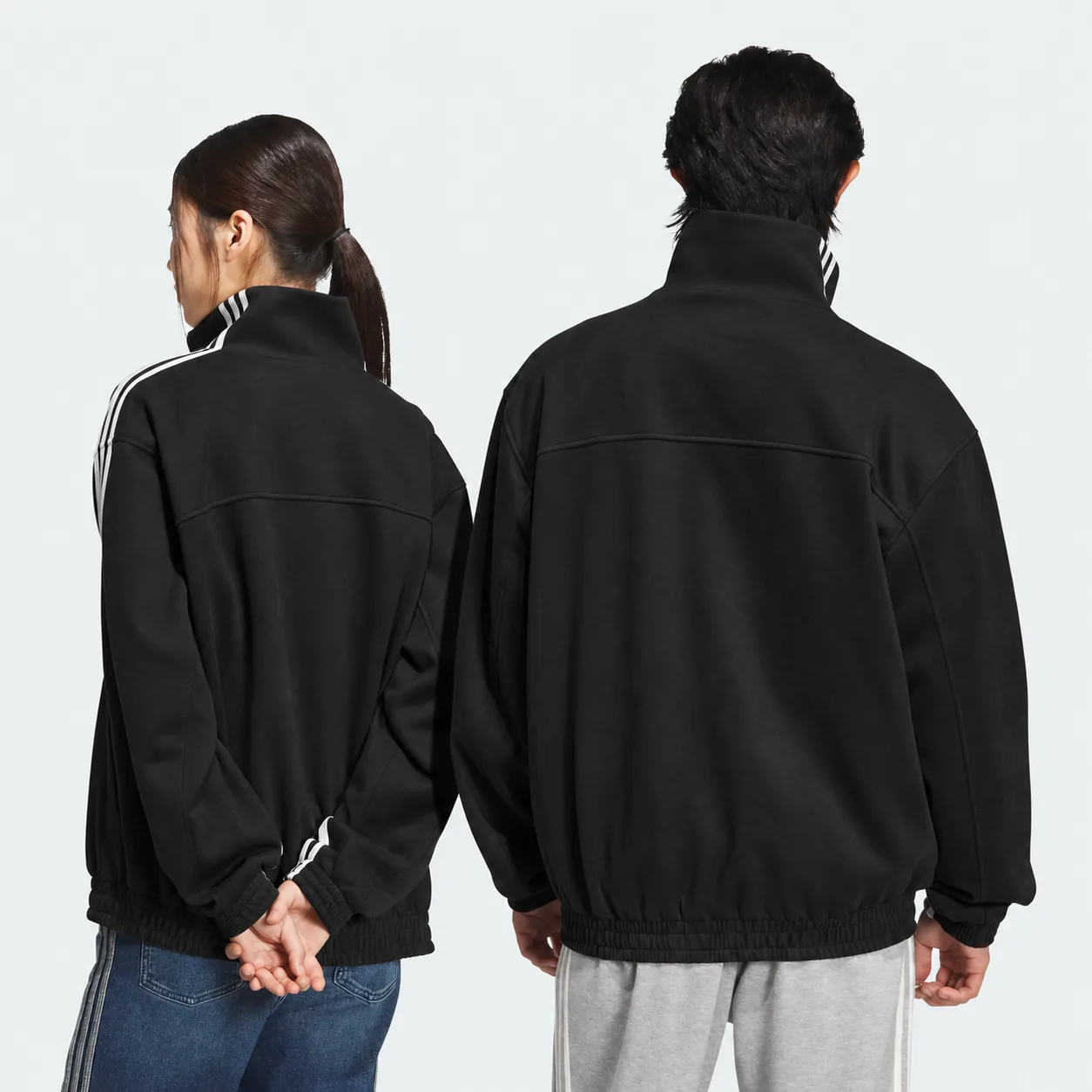 Chinese New Year Jacket Black, on model, back