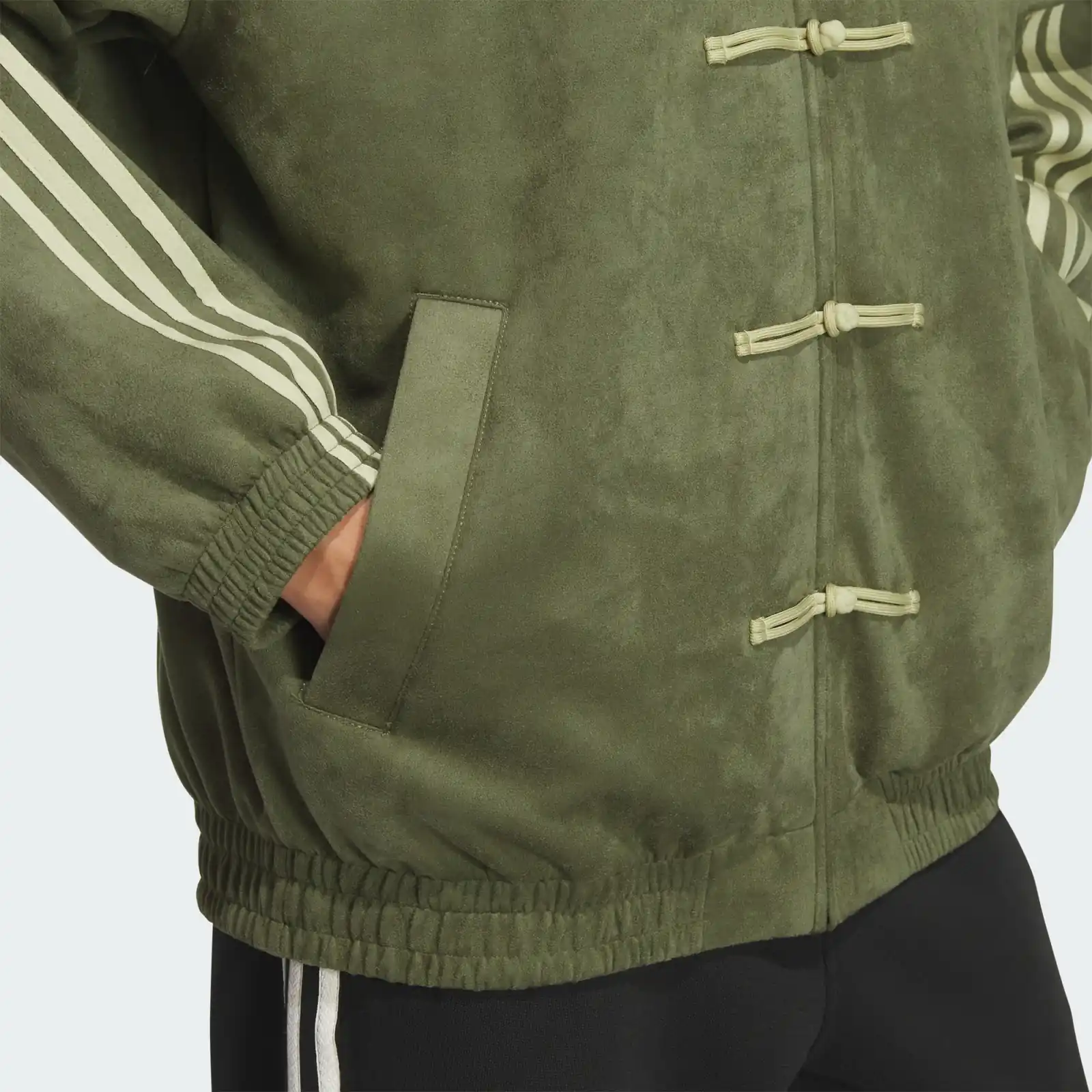Chinese New Year Jacket Focus Olive, detail
