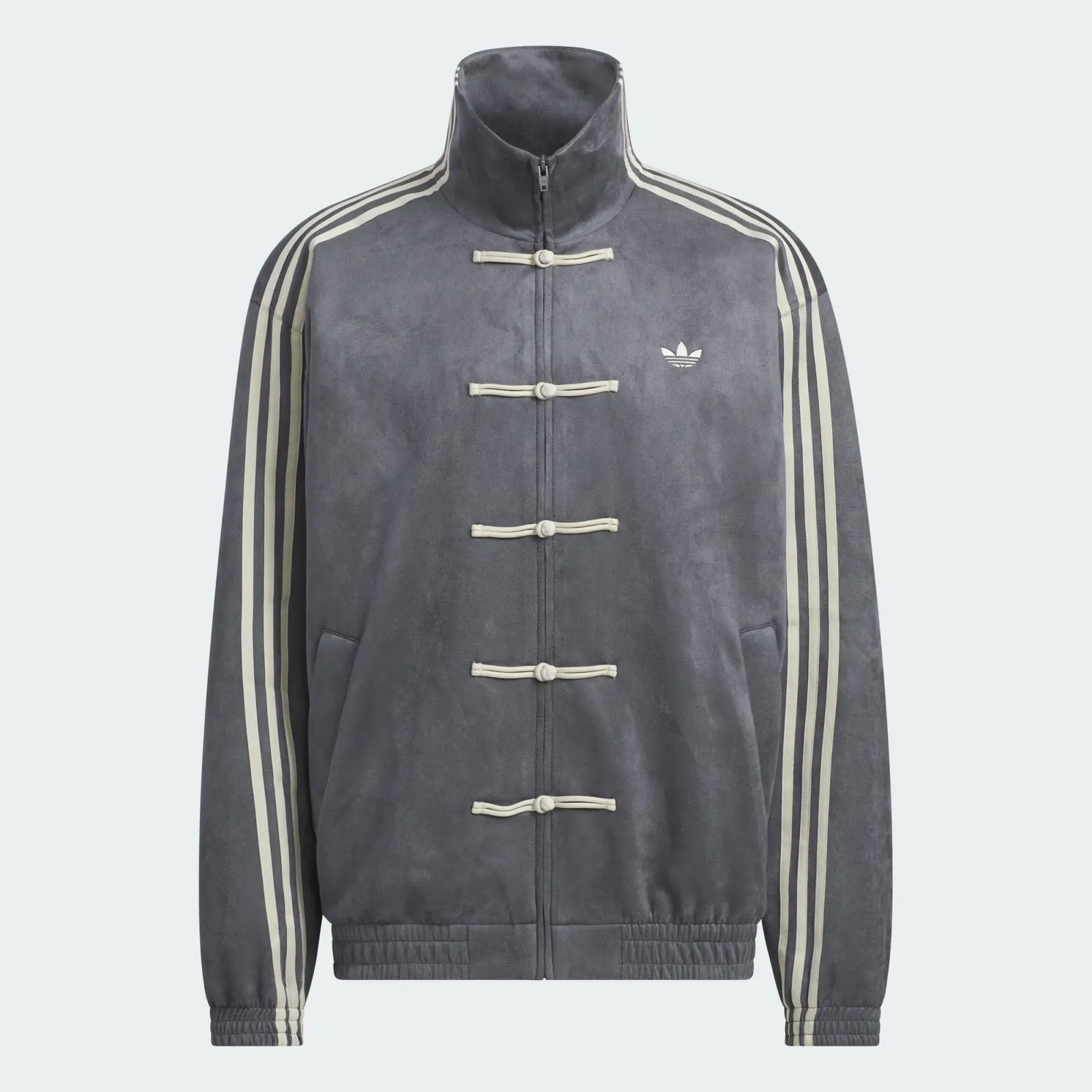 Chinese New Year Jacket Grey Six, laydown