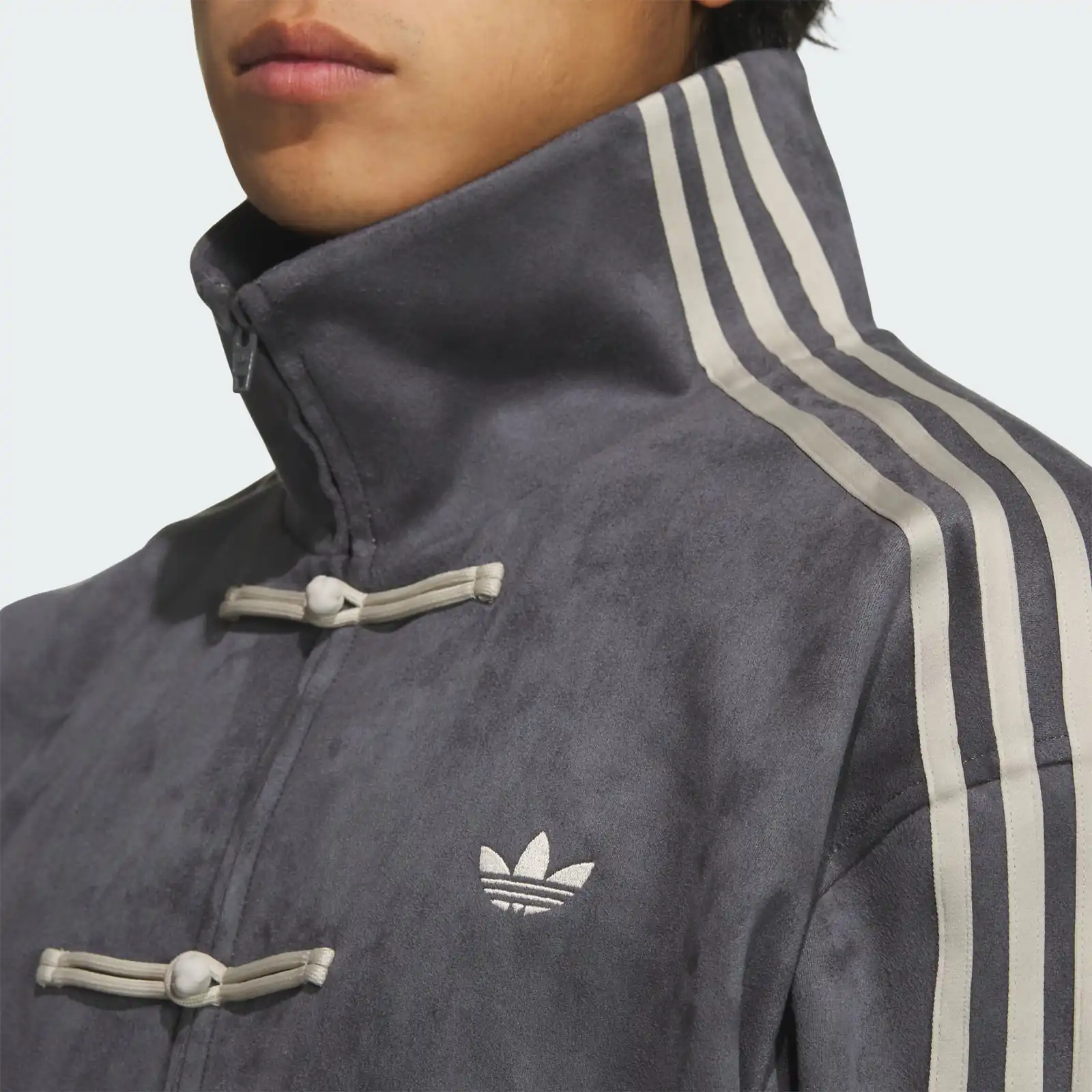 Chinese New Year Jacket Grey Six, detail