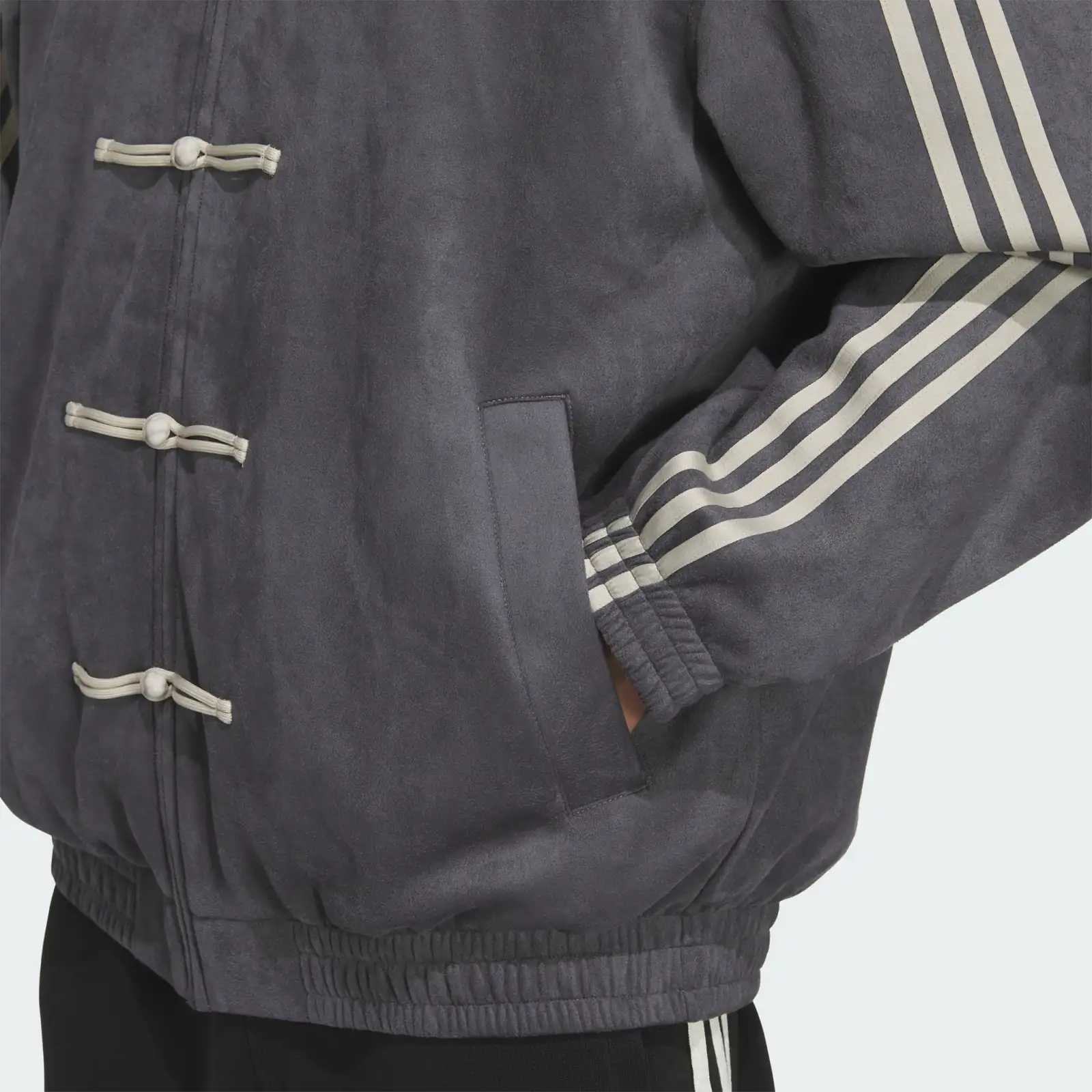Chinese New Year Jacket Grey Six, detail