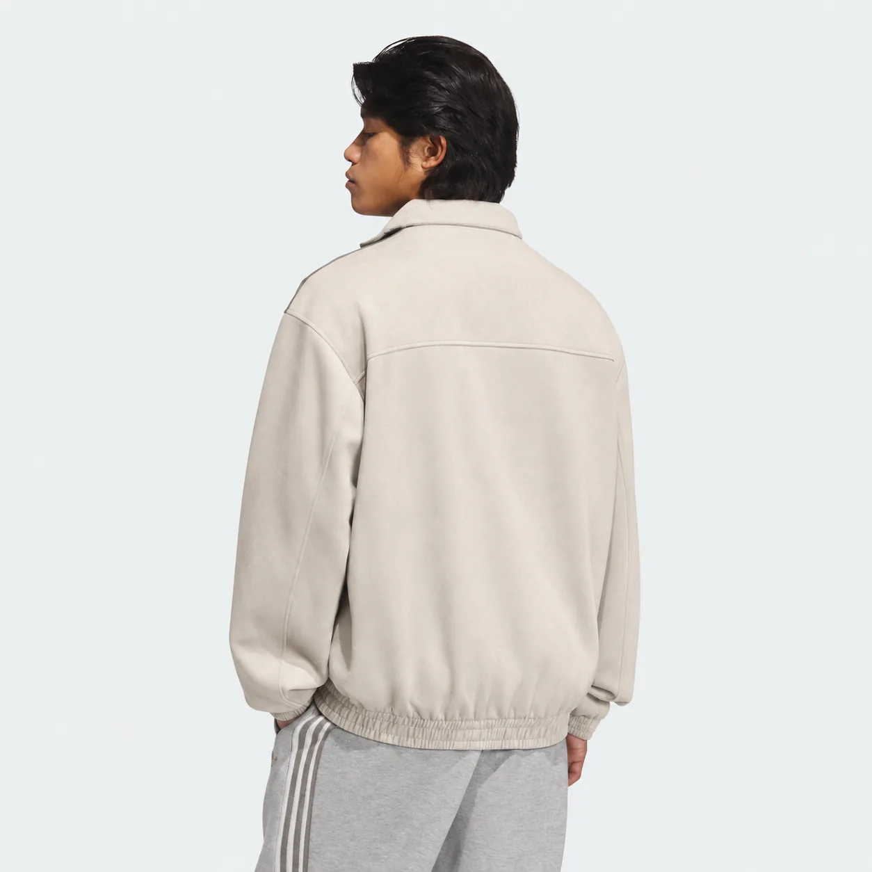 Chinese New Year Jacket Off White, on model, side