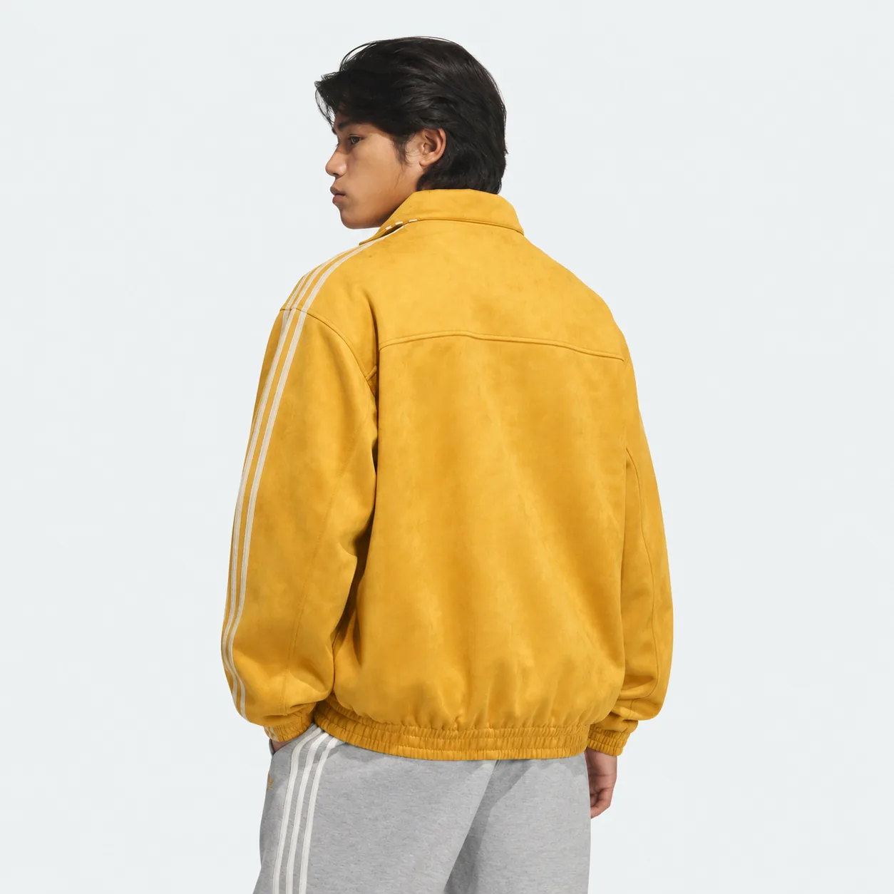 Chinese New Year Jacket Yellow, on model, detail