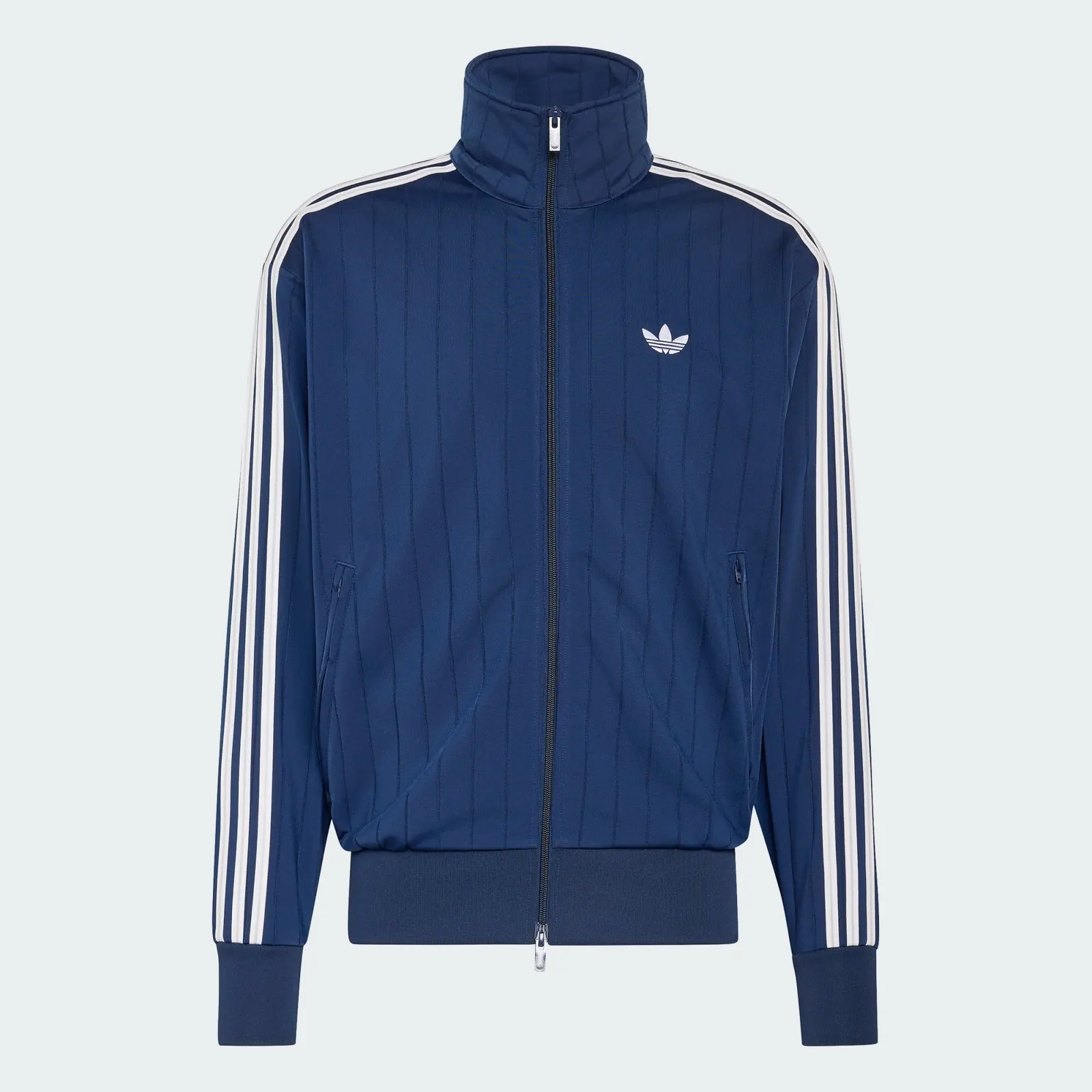 Adidas Firebird Drop Needle Jacket Blue, laydown