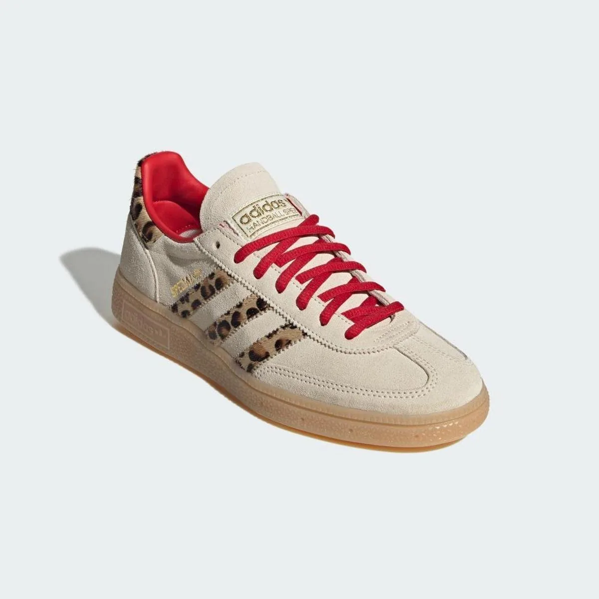 Adidas Handball Spezial Women's Beige Red, sole