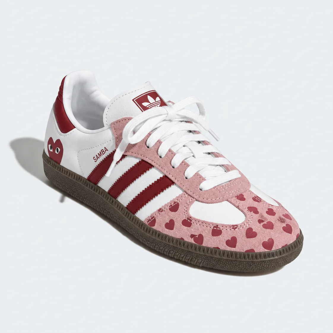 Adidas Samba Love x Comme Des Garcons, angle