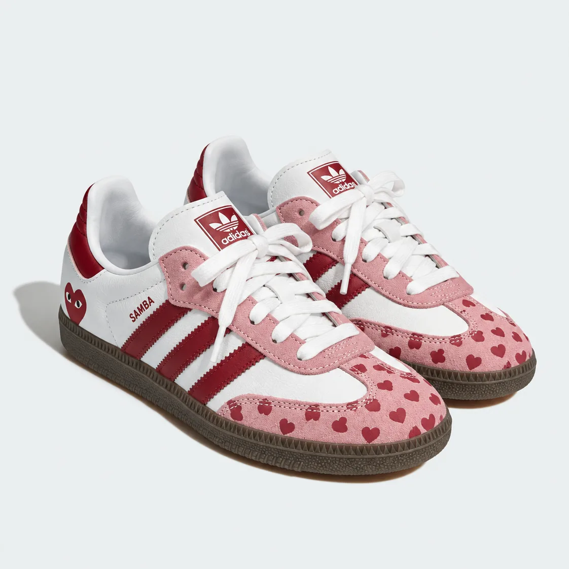 Adidas Samba Love x Comme Des Garcons, view