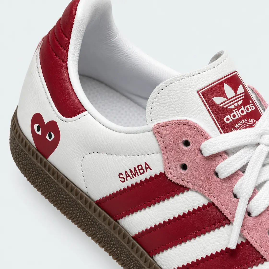 Adidas Samba Love x Comme Des Garcons, view