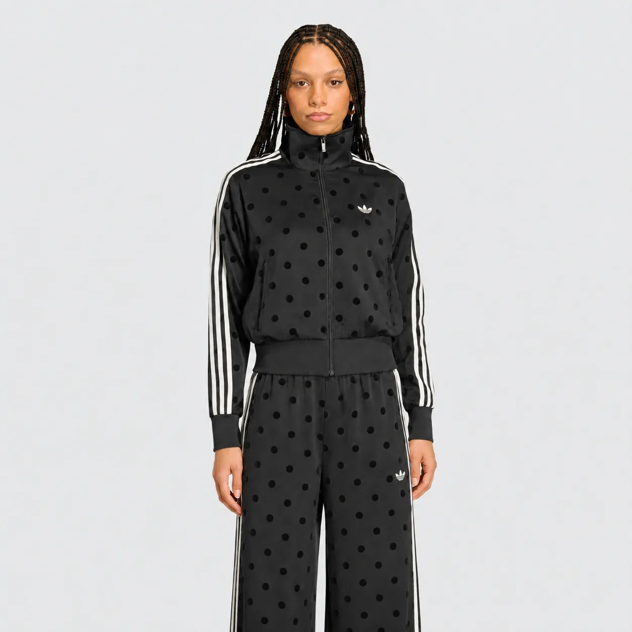 Adidas Satin Polka Dots Kit Black, detail