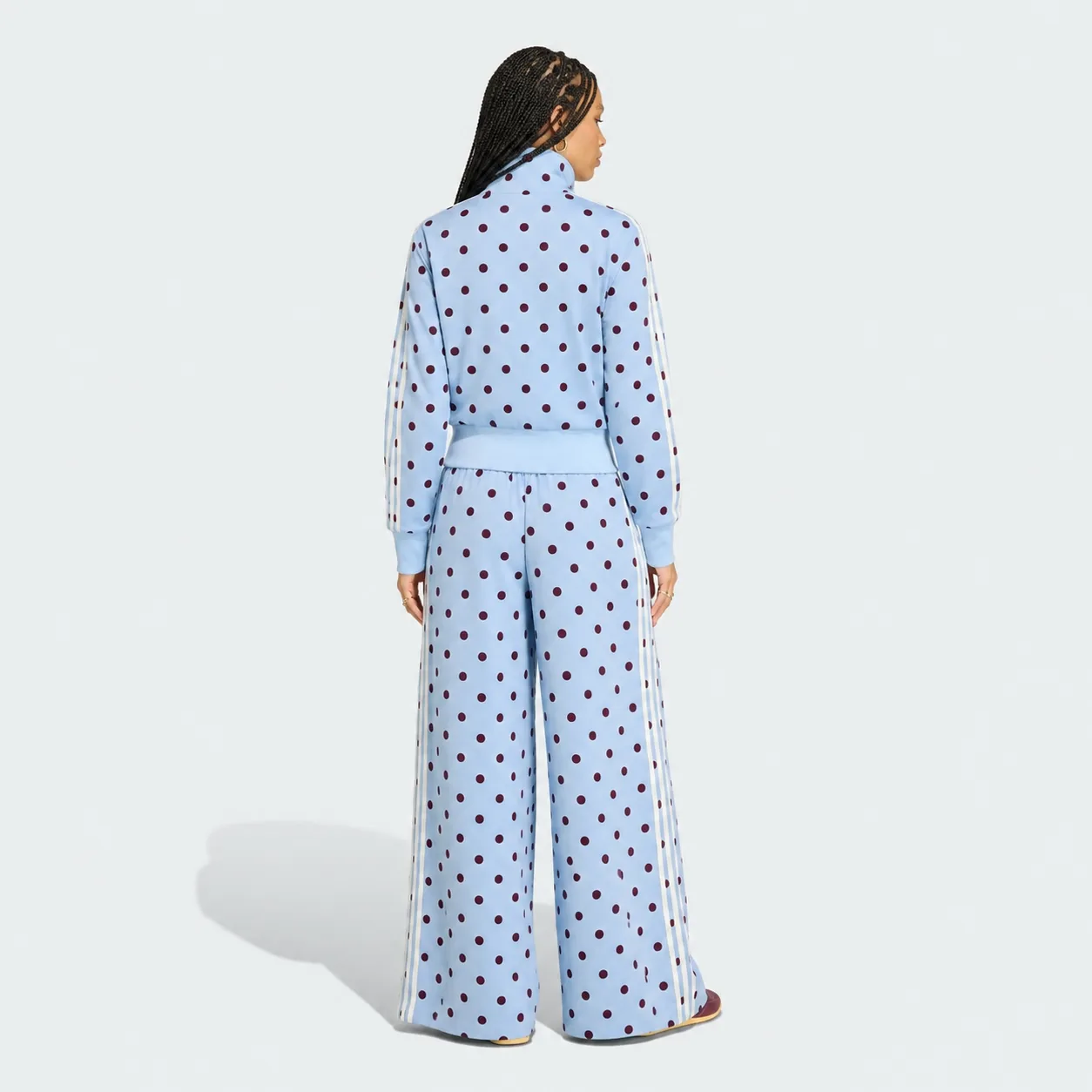 Adidas Satin Polka Dots Kit Clear Sky, detail