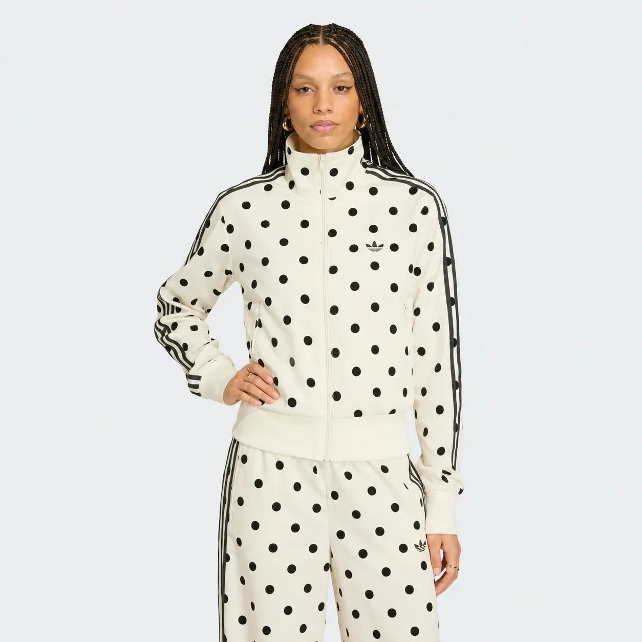 Adidas Satin Polka Dots Kit Off White