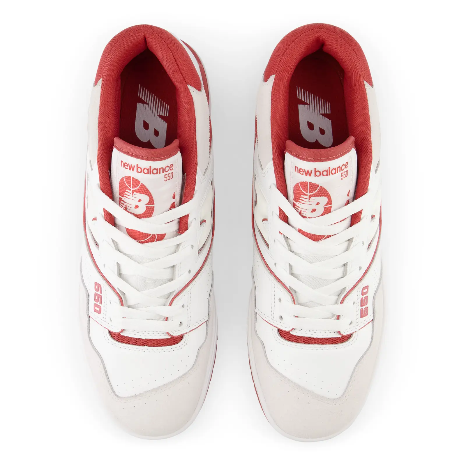 New Balance 550 White Red, view