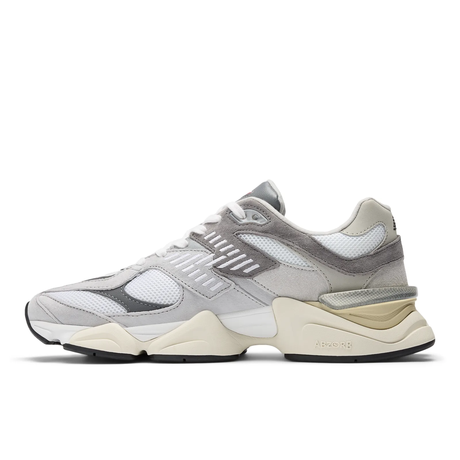 New Balance 9060 Rain Cloud Castlerock White, view