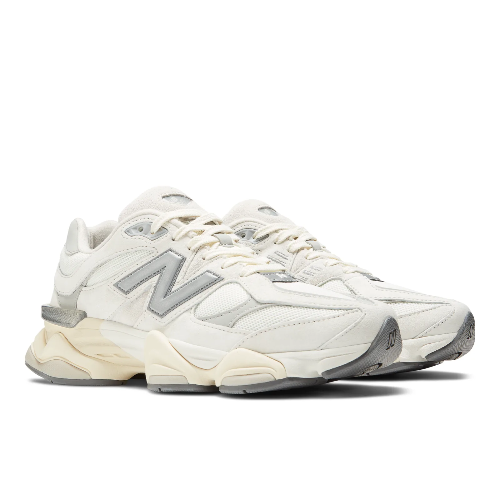New Balance 9060 Sea Salt Concrete Silver Metallic, view