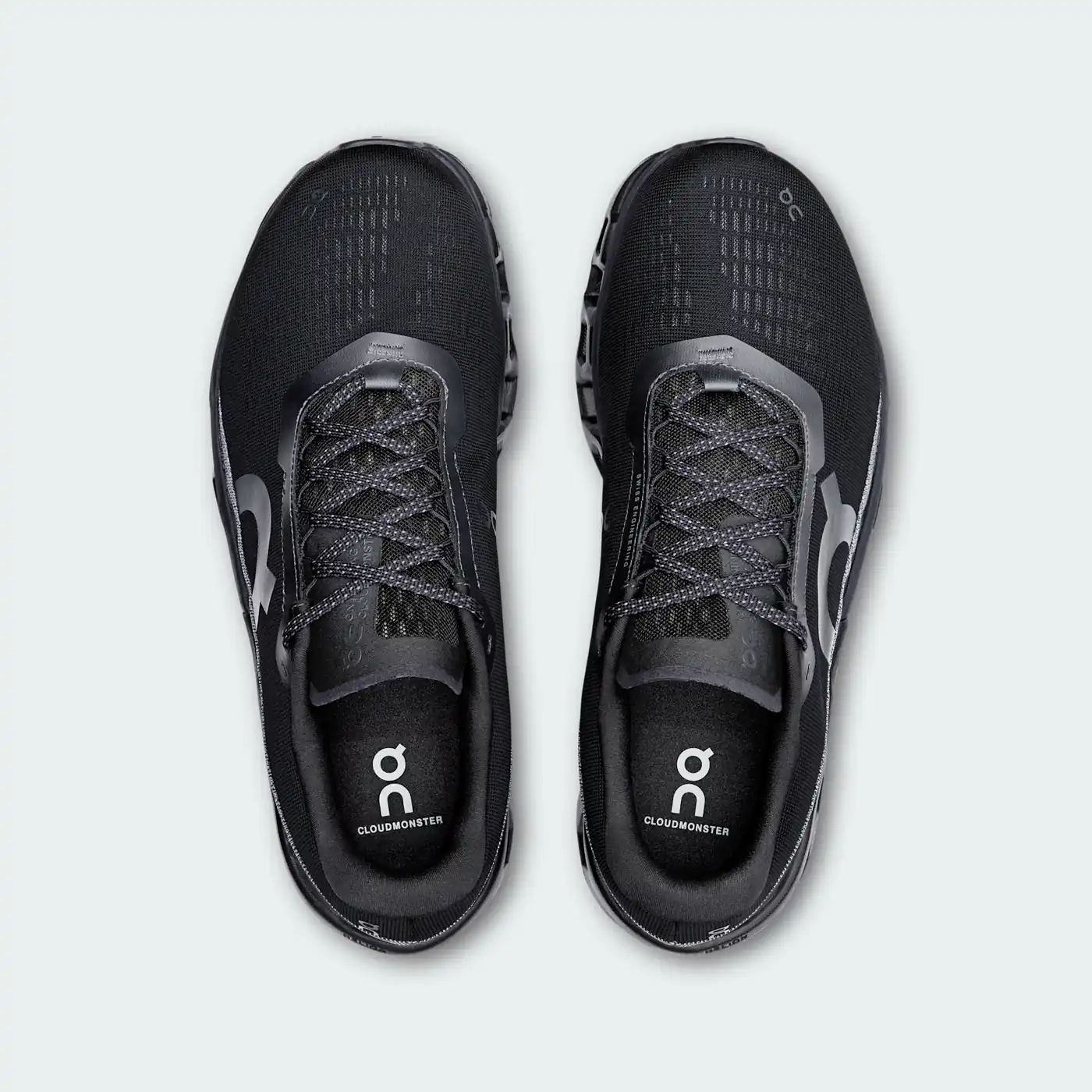 On Cloudmonster 2 Black Black, top