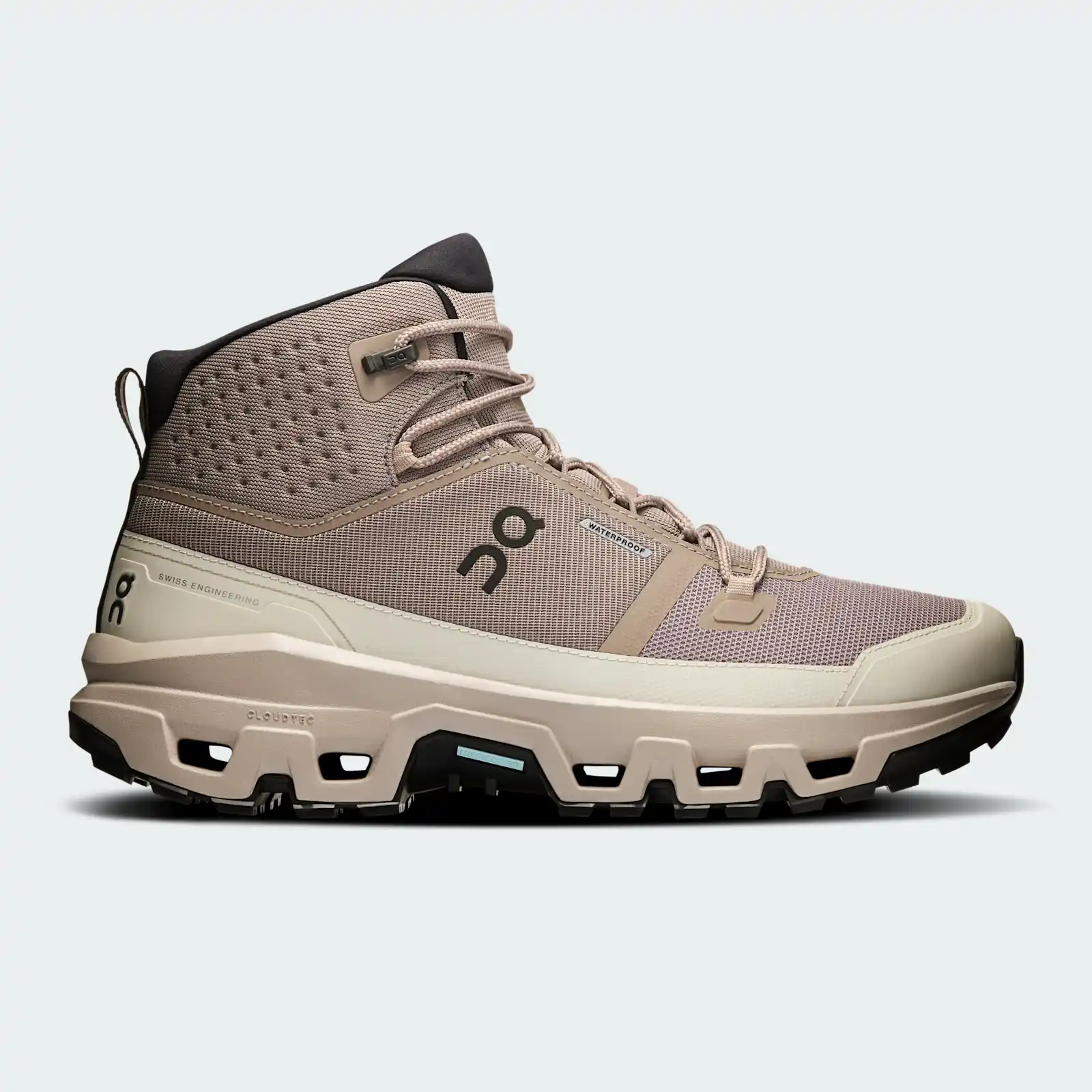 On Cloudrock Mid Waterproof Cinder Desert
