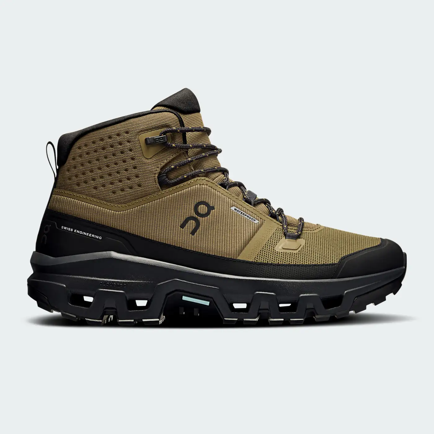 On Cloudrock Mid Waterproof Hunter Black