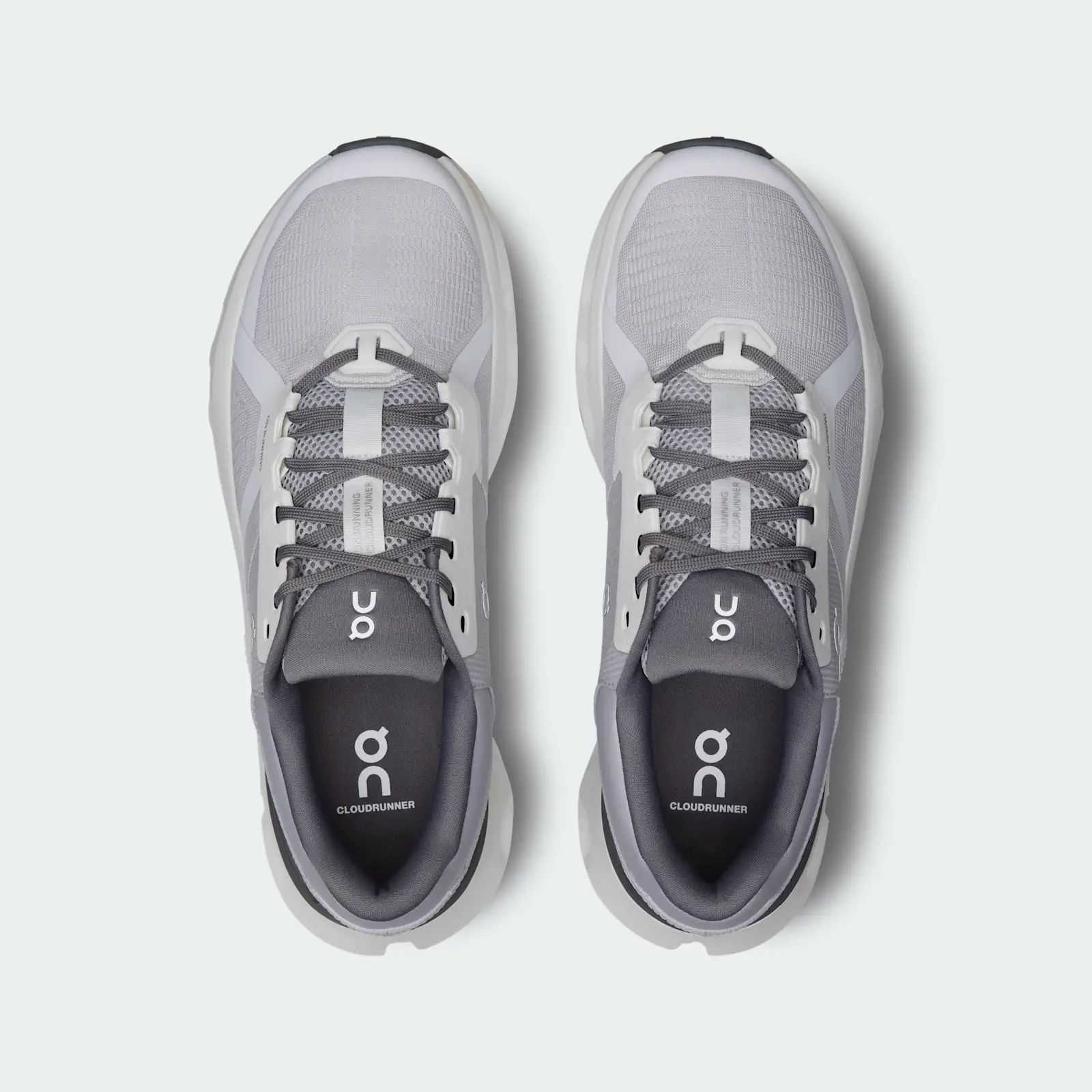 On Cloudrunner 2 Frost White, top