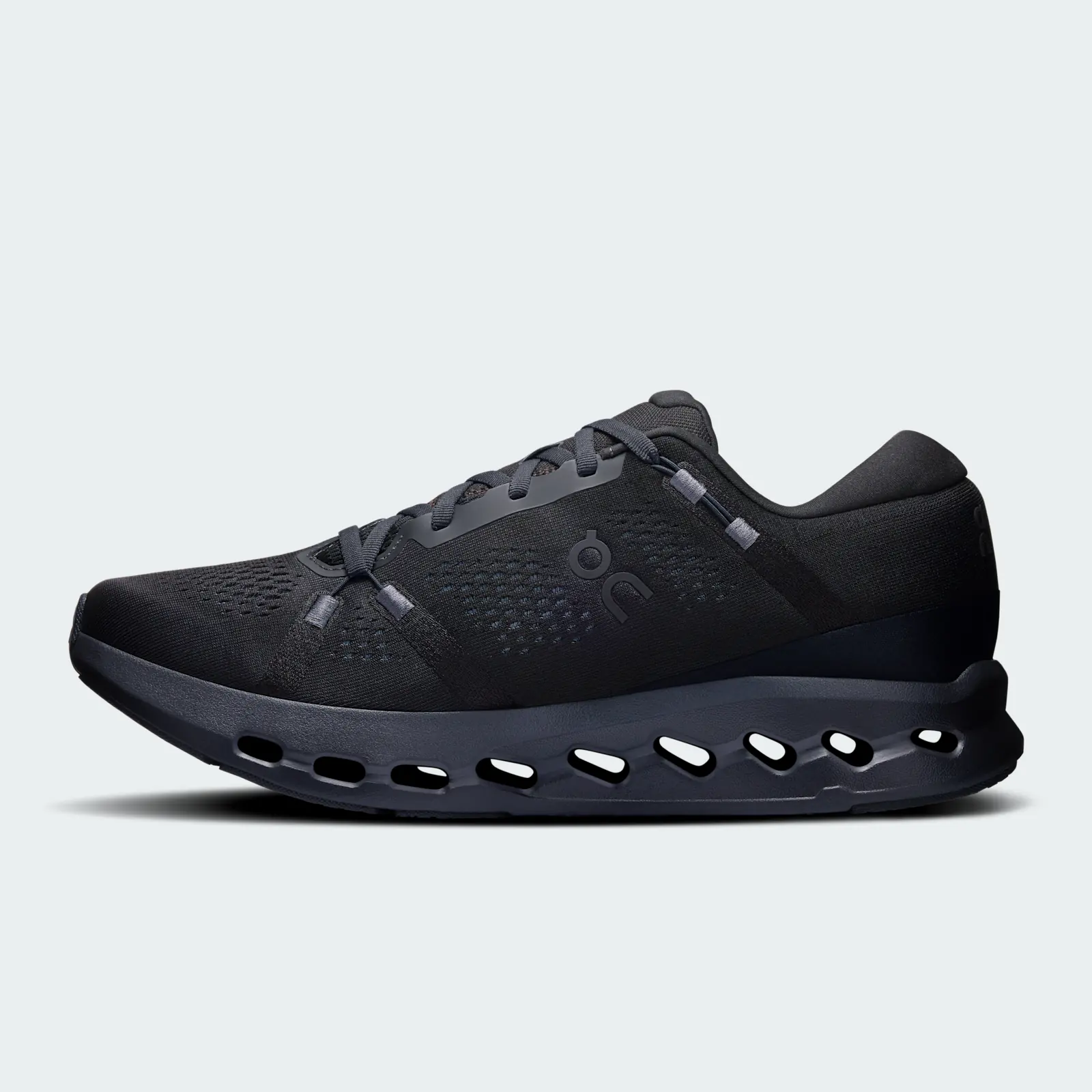 On Cloudsurfer 2 Black Black, medial