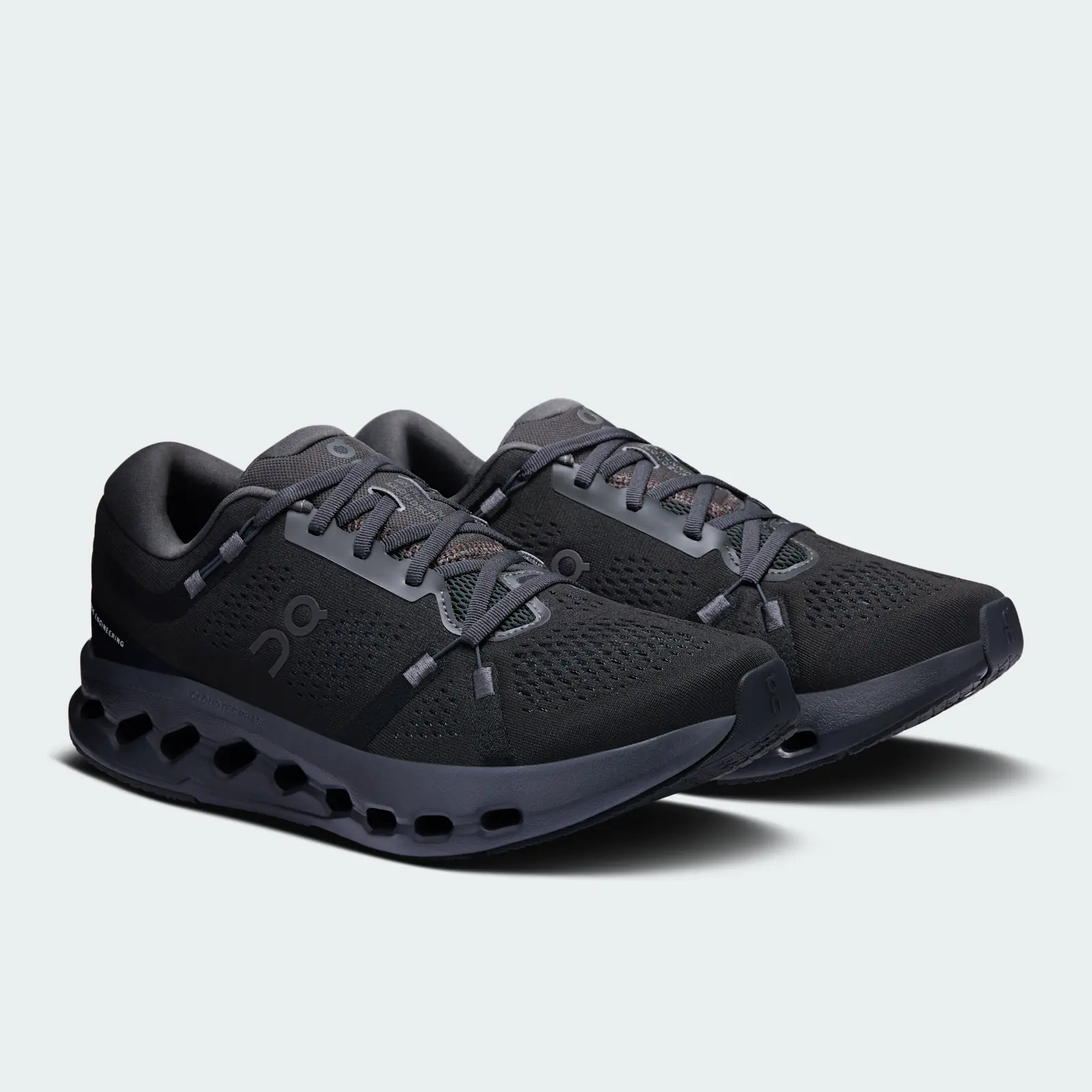 On Cloudsurfer 2 Black Black, angle