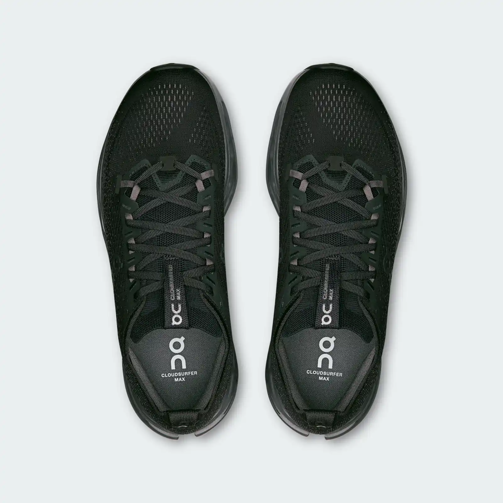 On Cloudsurfer Max Black Eclipse, top