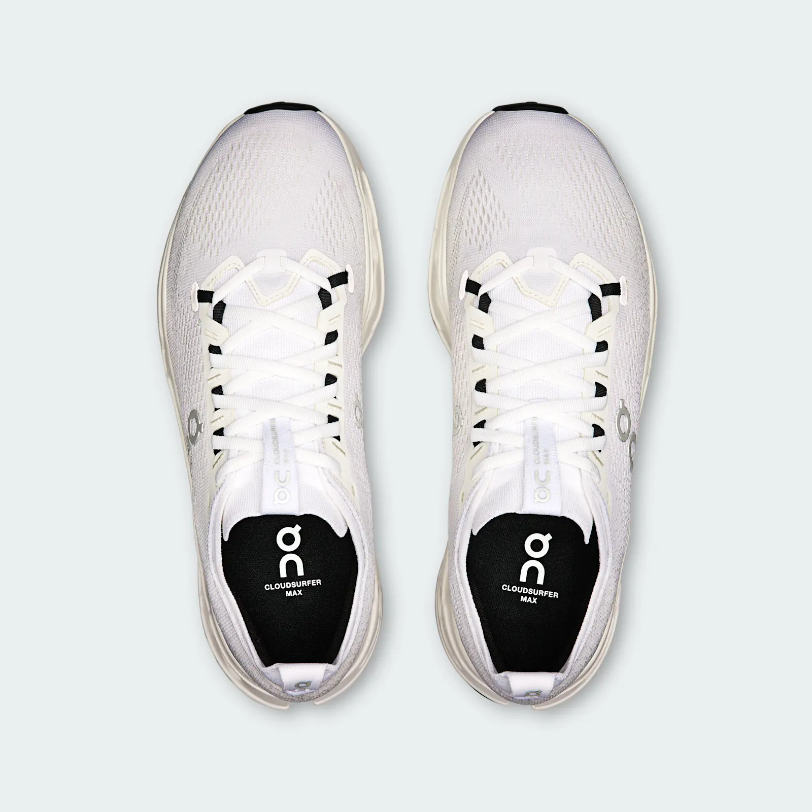 On Cloudsurfer Max White White, top