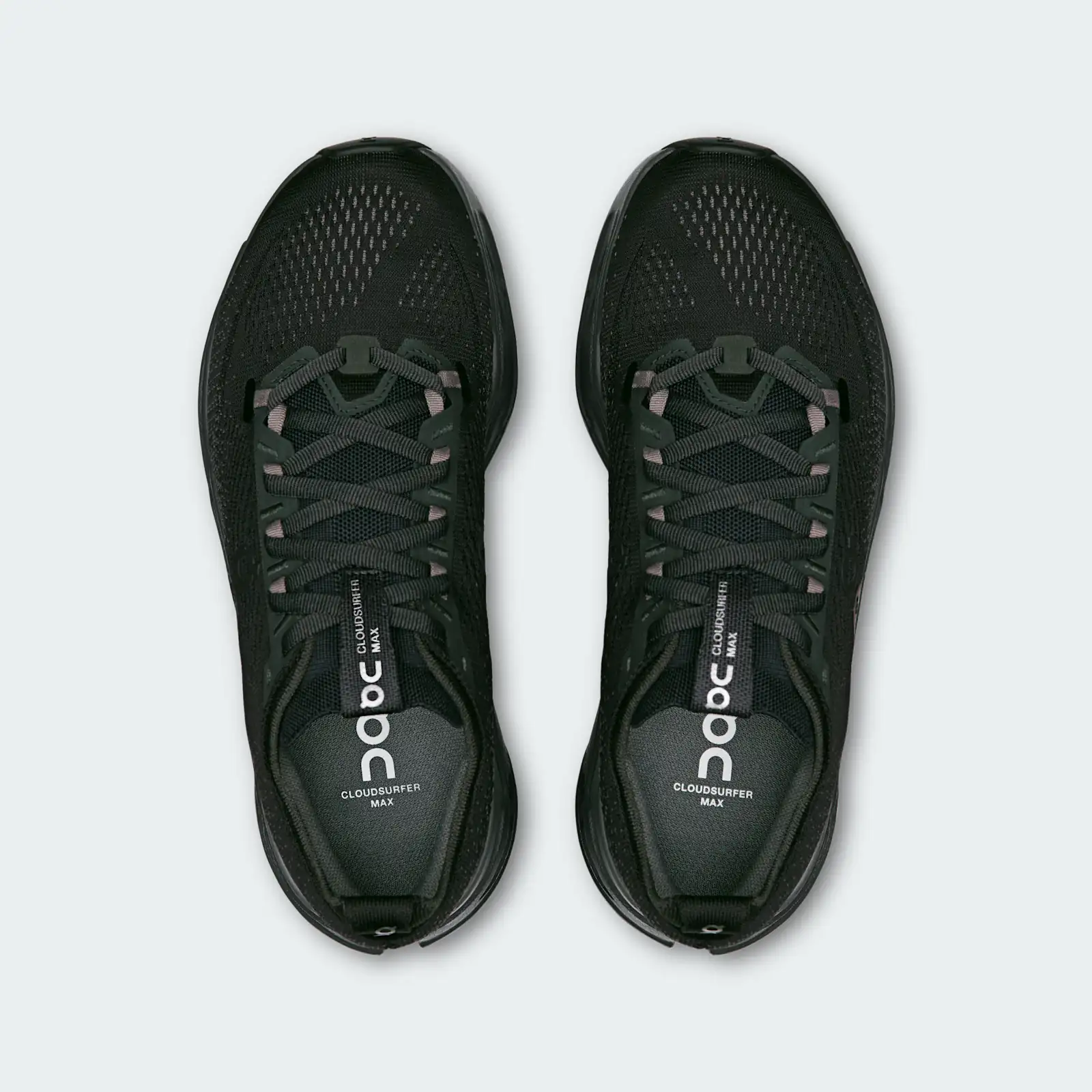 On Cloudsurfer Max Women's Black Eclipse, top