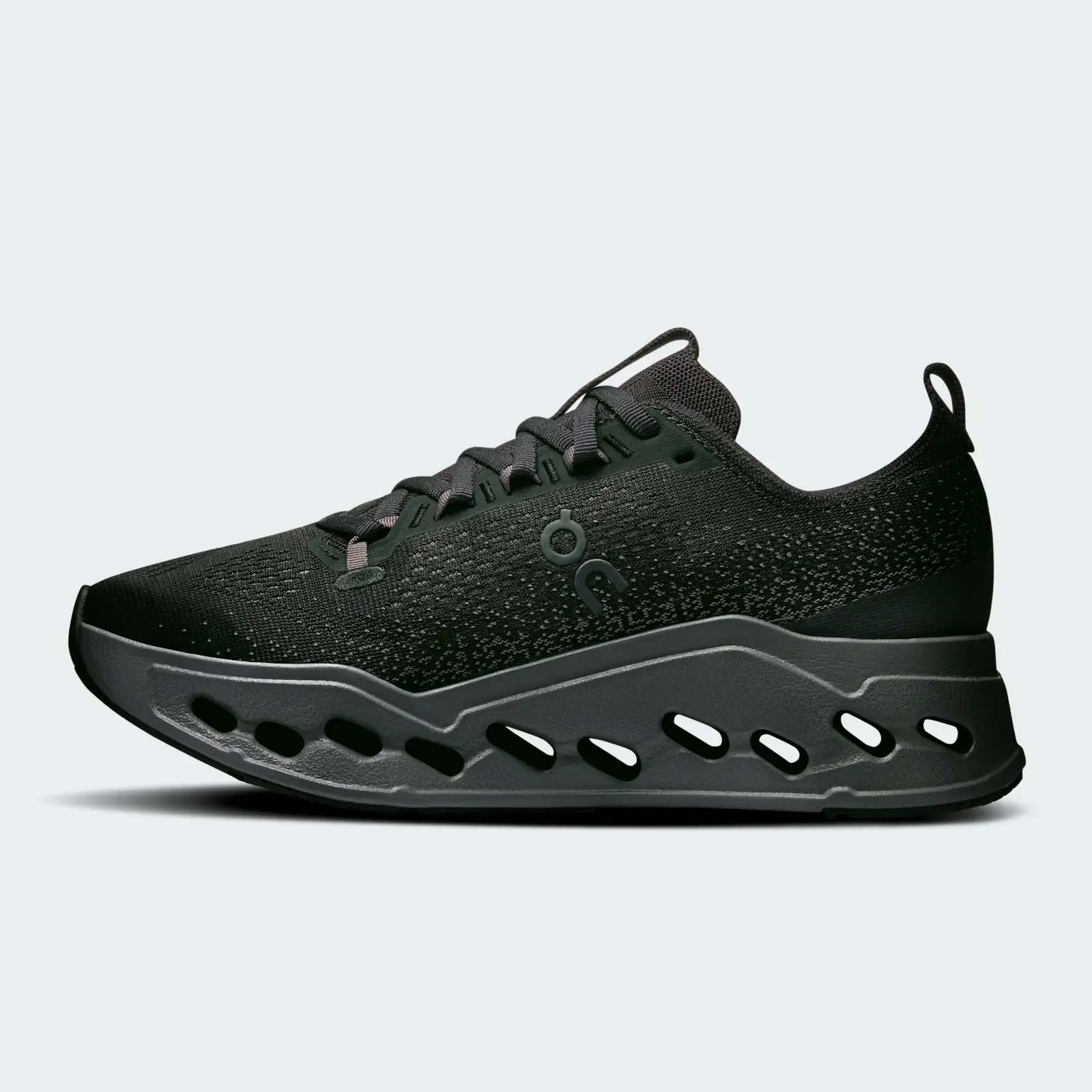 On Cloudsurfer Max Women's Black Eclipse, medial