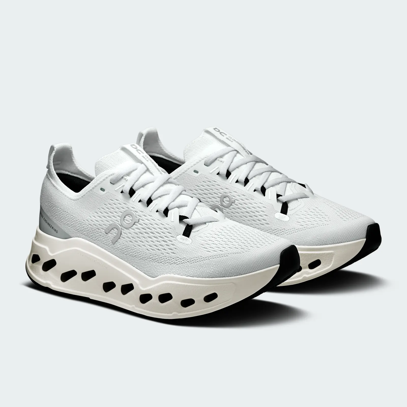 On Cloudsurfer Max Women's White White, angle