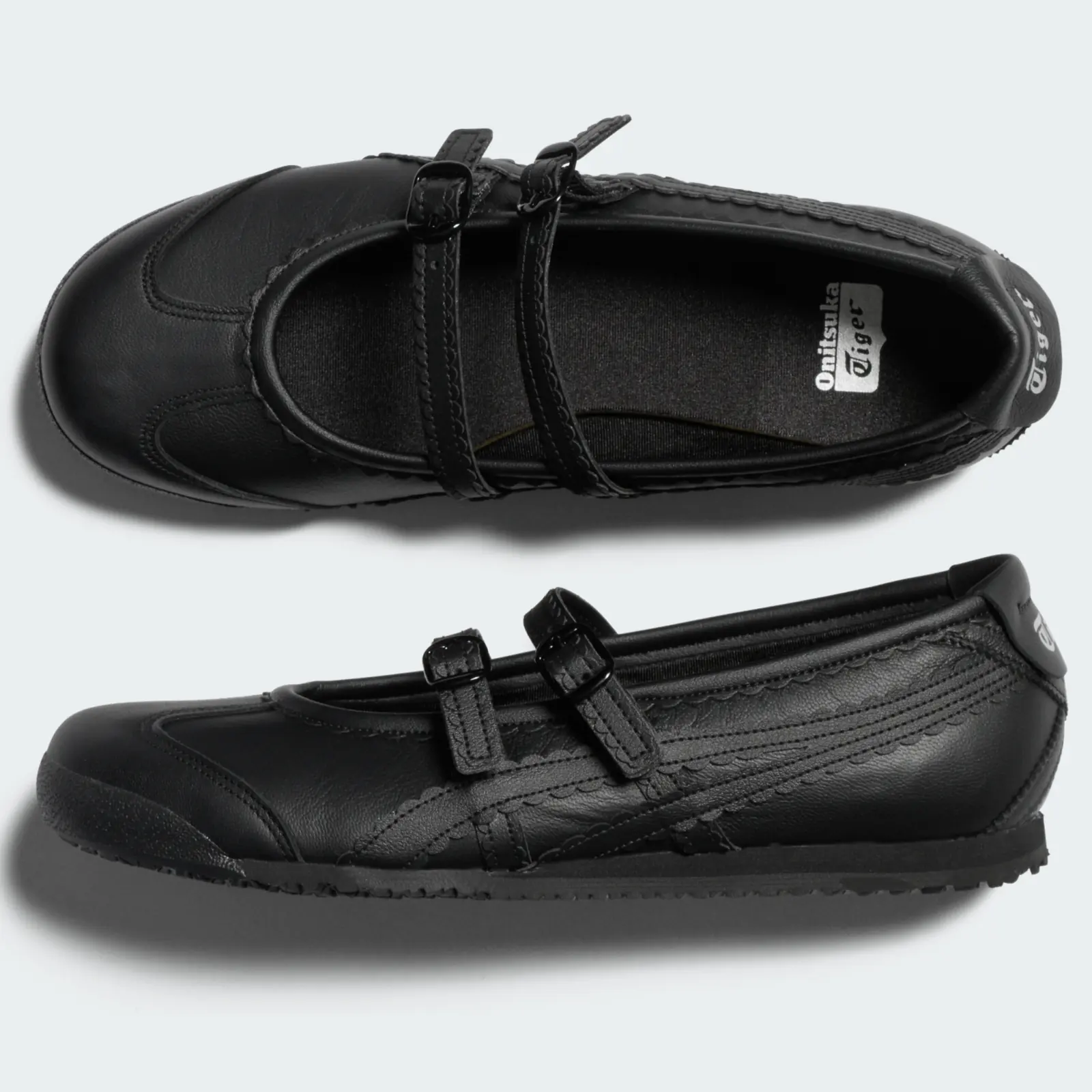 Onitsuka Tiger Mexico 66 TGRS Black/Black, detail