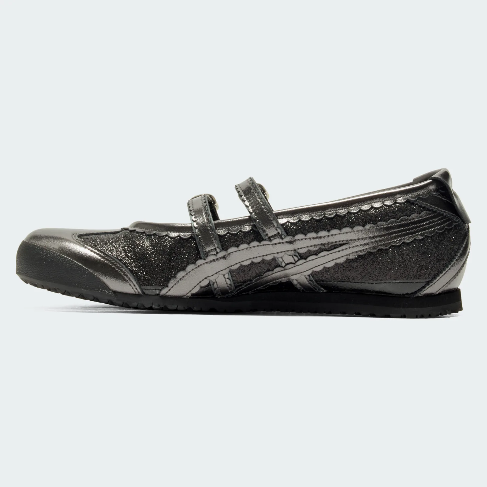 Onitsuka Tiger Mexico 66 TGRS Black Glitter/Black, medial