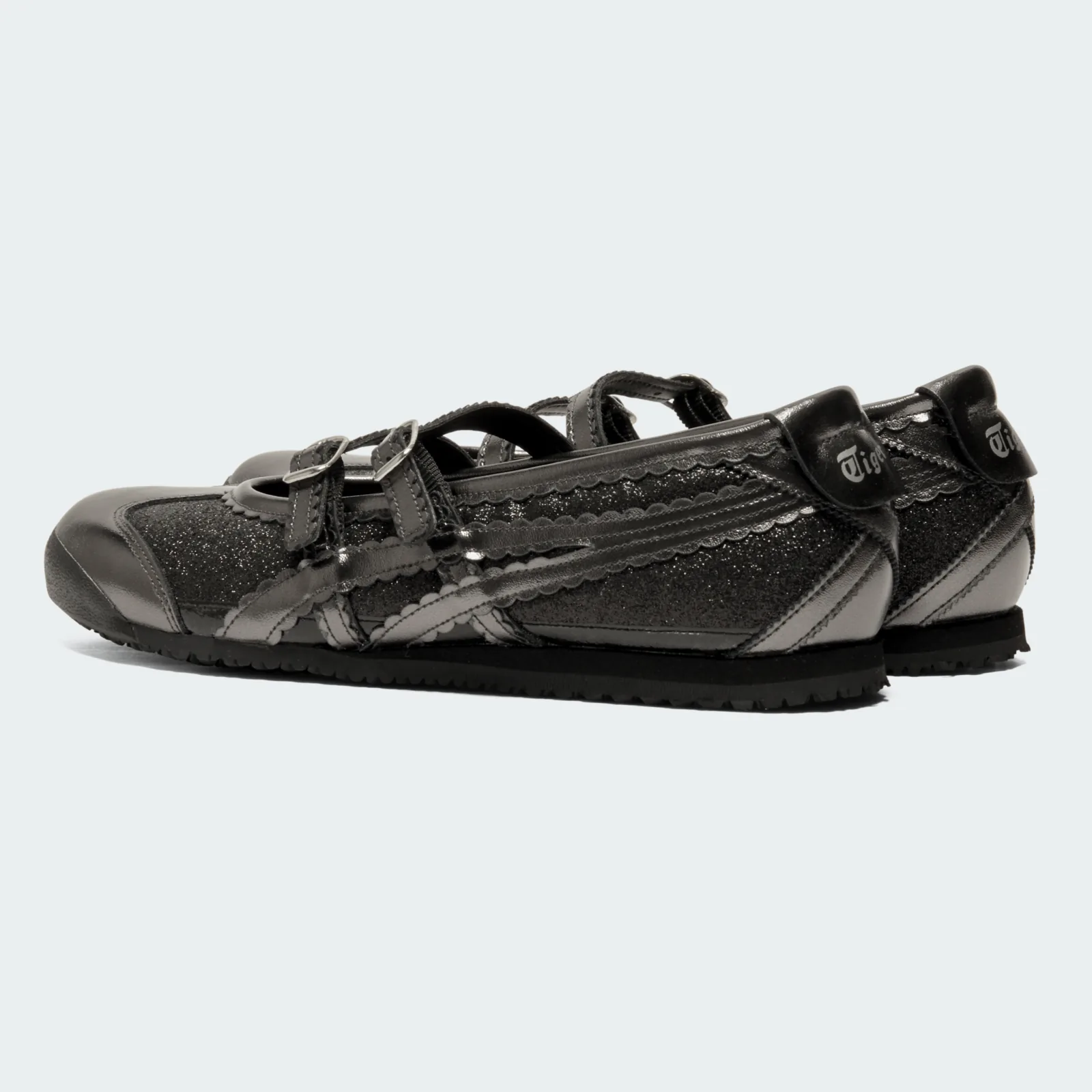 Onitsuka Tiger Mexico 66 TGRS Black Glitter/Black, angle