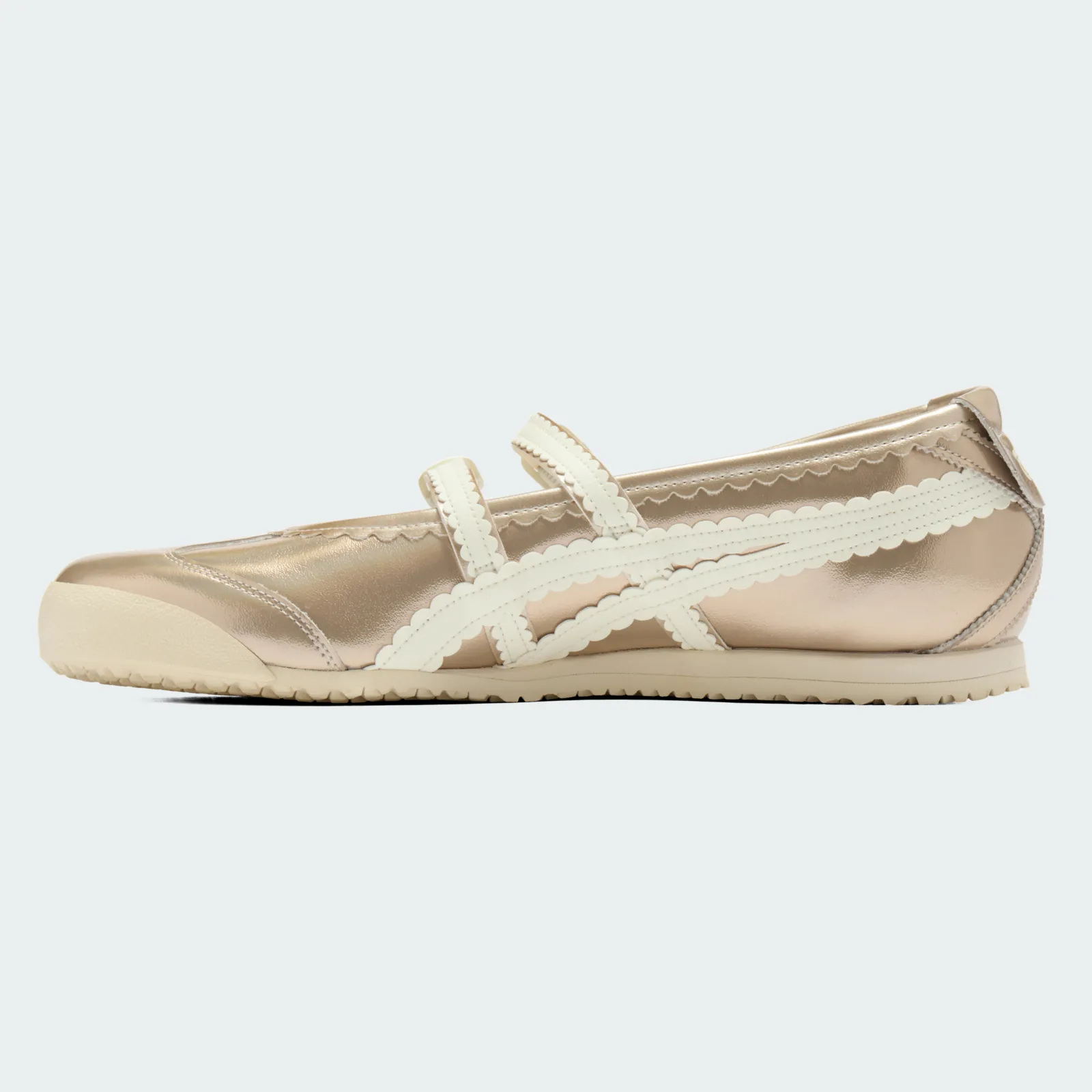 Onitsuka Tiger Mexico 66 TGRS Champagne Gold/White, medial