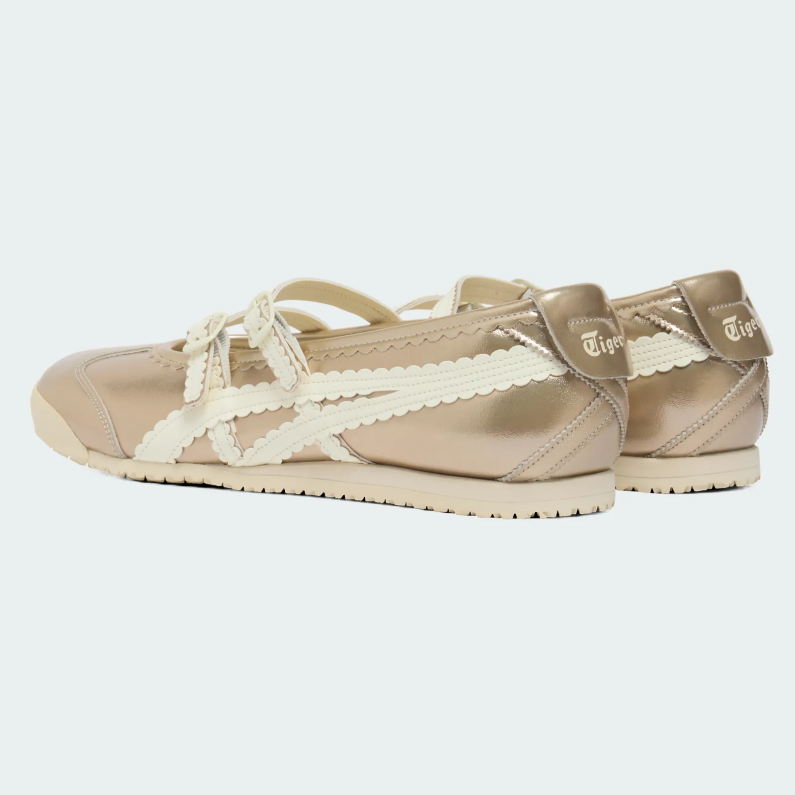 Onitsuka Tiger Mexico 66 TGRS Champagne Gold/White, angle