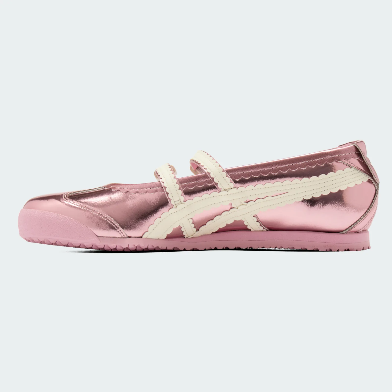 Onitsuka Tiger Mexico 66 TGRS Metallic Pink/White, medial