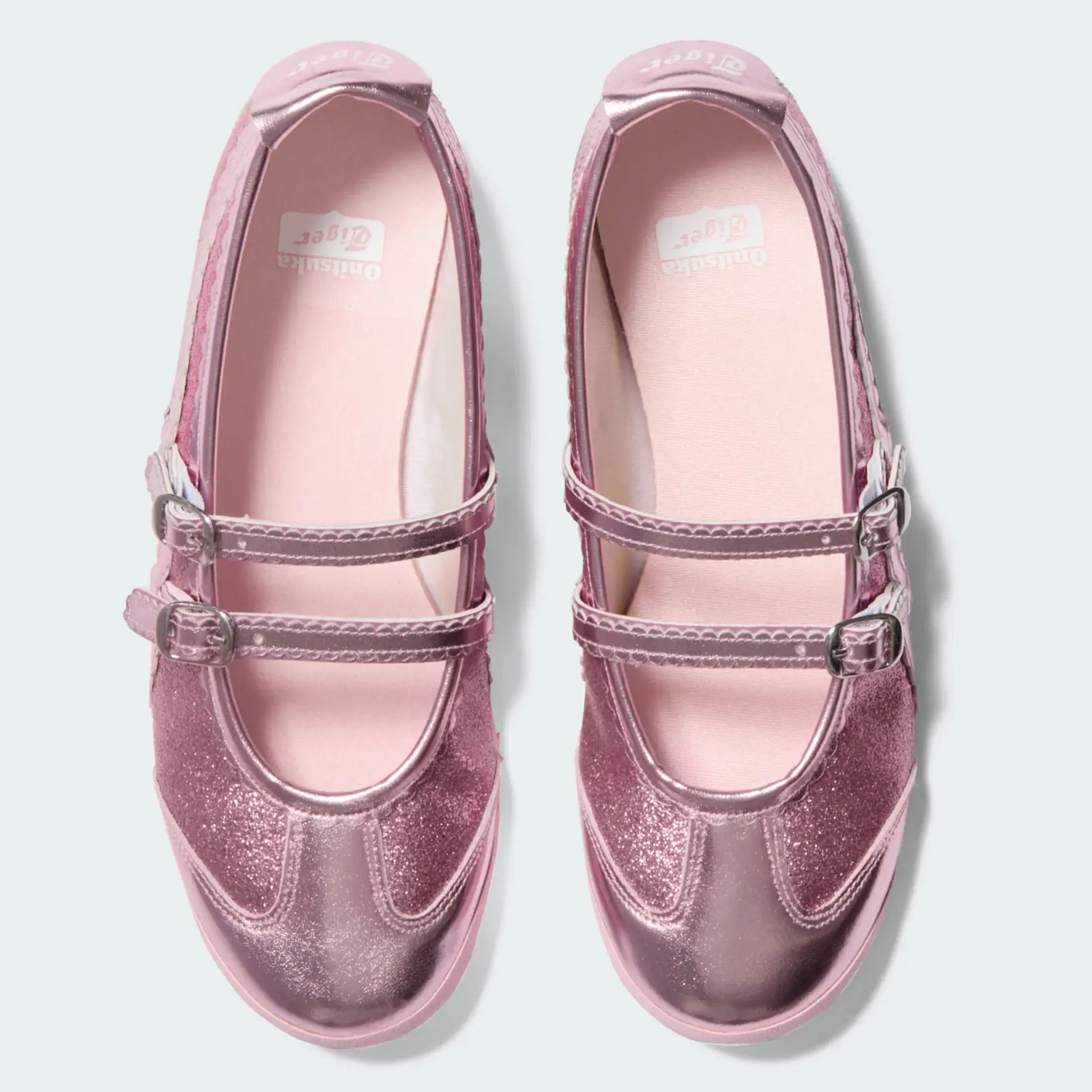 Onitsuka Tiger Mexico 66 TGRS Pink Glitter/Pink, top