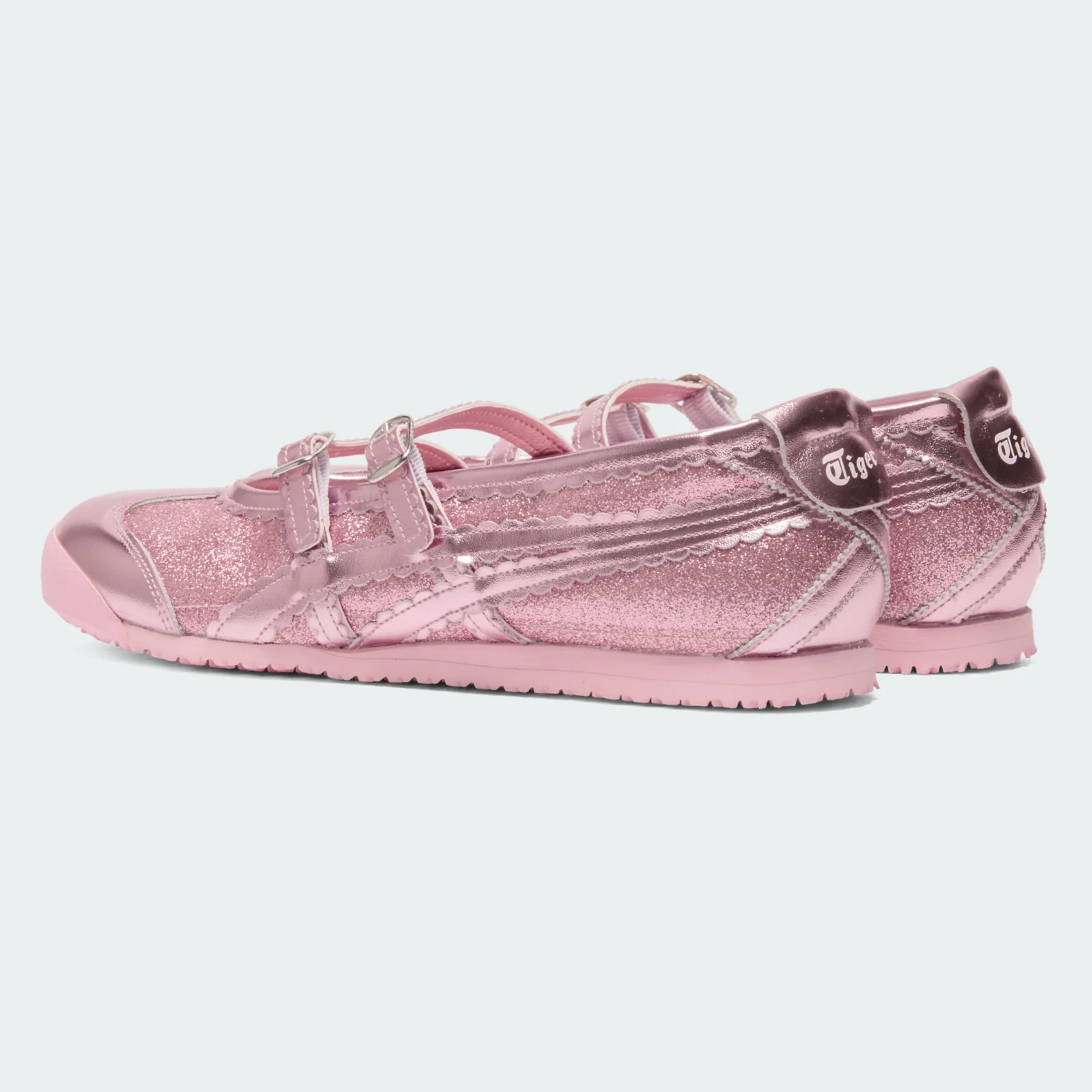 Onitsuka Tiger Mexico 66 TGRS Pink Glitter/Pink, angle