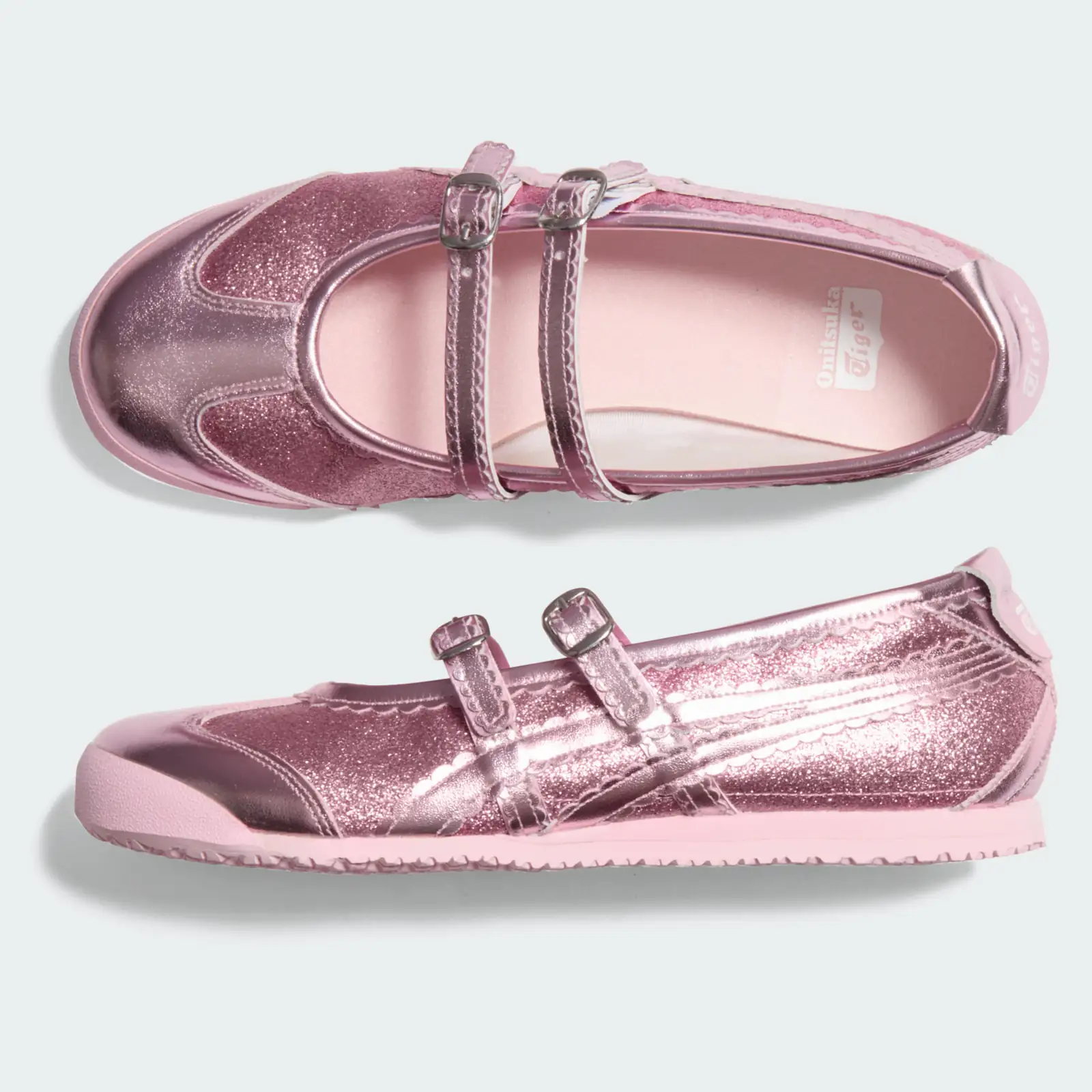 Onitsuka Tiger Mexico 66 TGRS Pink Glitter/Pink, detail