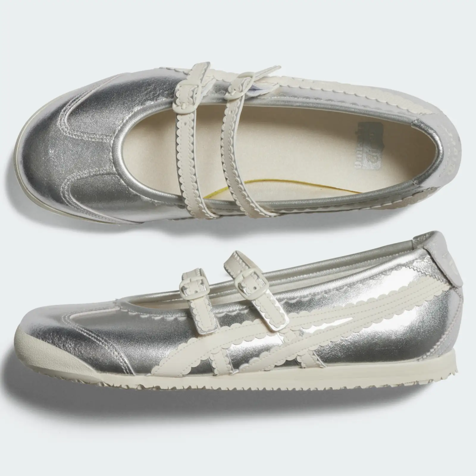 Onitsuka Tiger Mexico 66 TGRS Pure Silver/White, detail