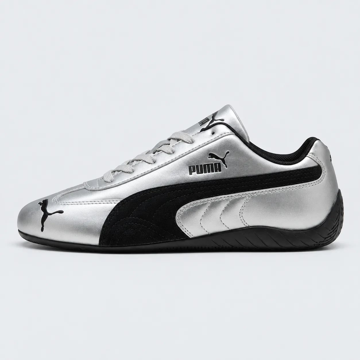 Puma Speedcat Metallic Silver Black