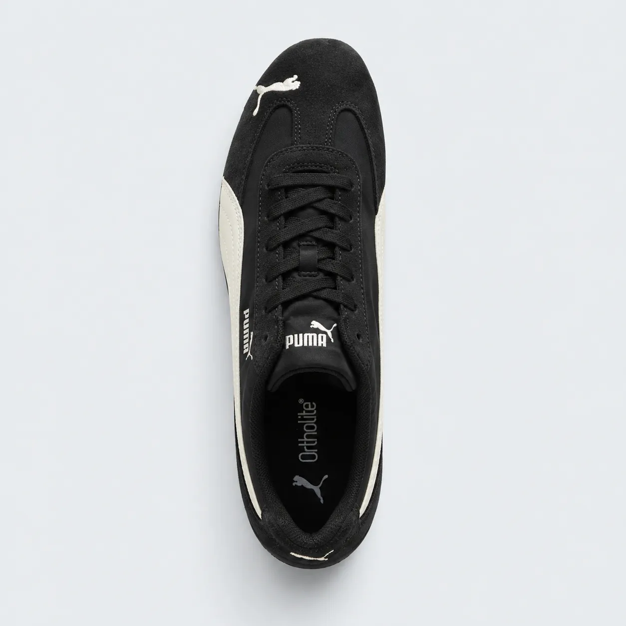 Puma Speedcat Nylon Black White, top