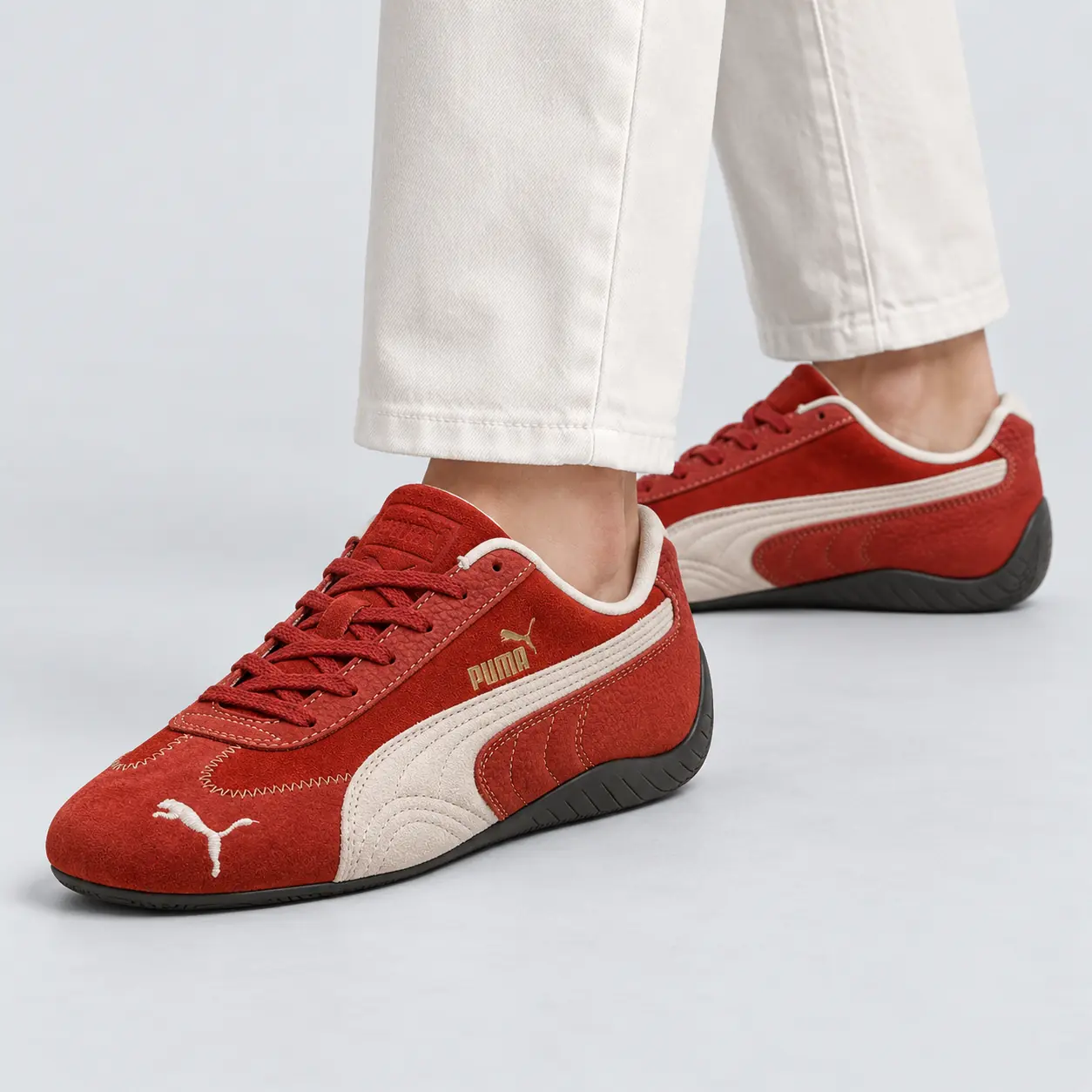 Puma Speedcat Wine Club Red, on foot