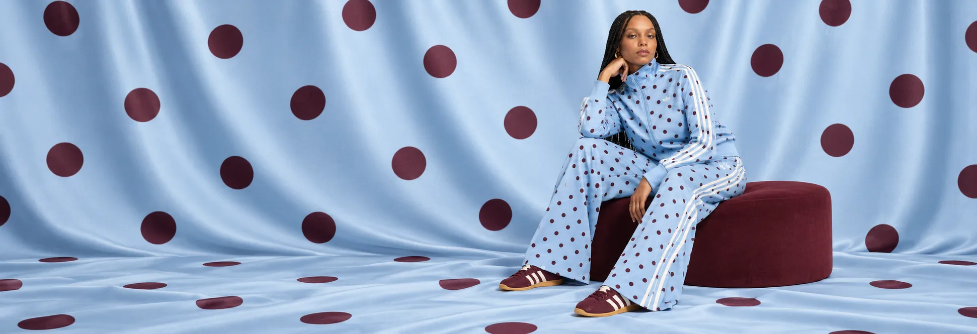 SATIN POLKA DOTS