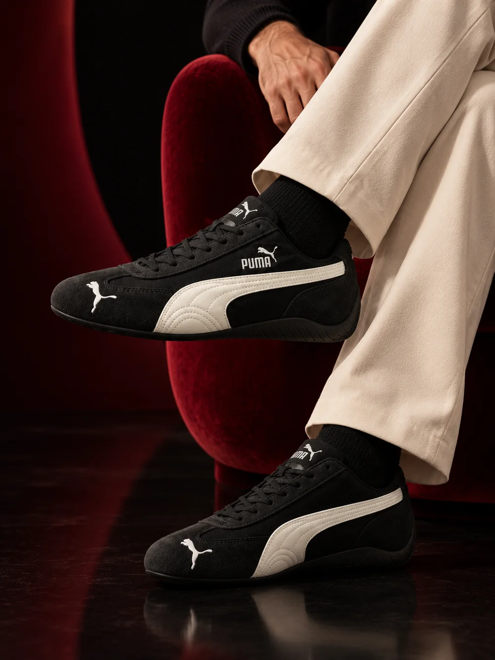 Puma Speedcat Metallic Silver Black