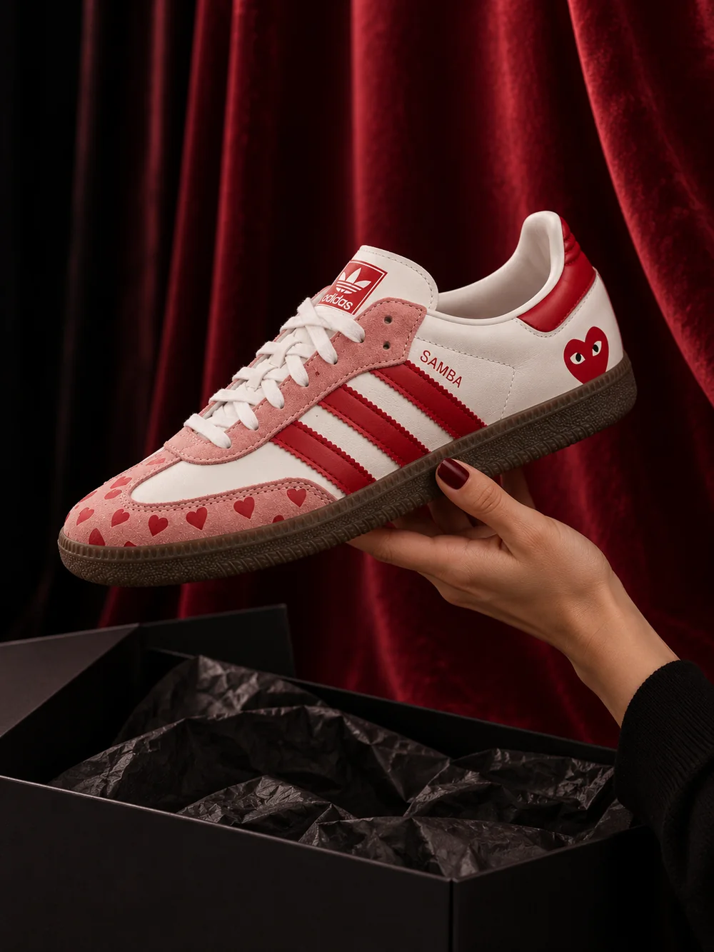Adidas Samba Love x Comme Des Garcons Women's