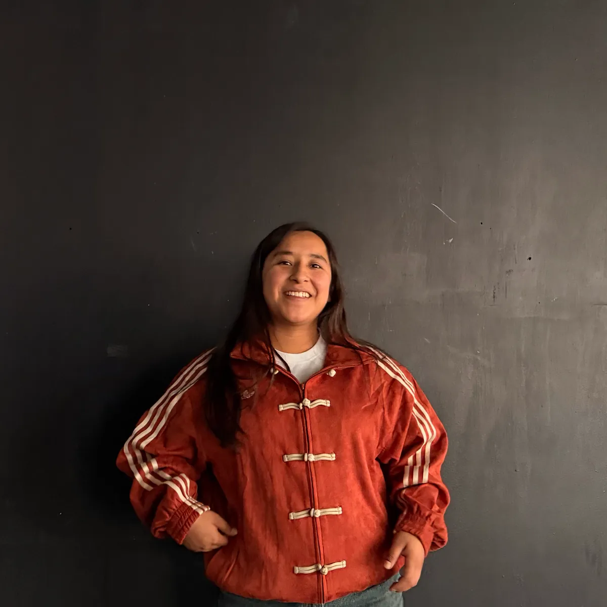 Chinese New Year Jacket Black, worn by the community