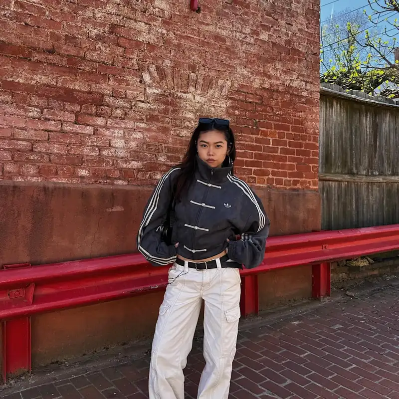 Chinese New Year Jacket Black, worn by the community
